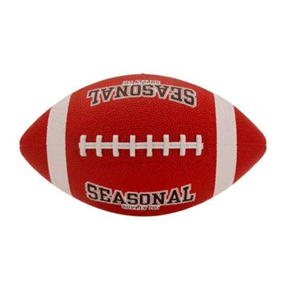 Seasonal Supply Co.Size 6 Rubber Football, Red