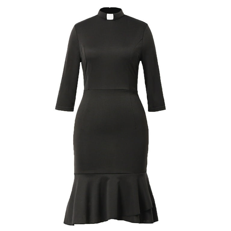 Clergy dresses plus size cheap