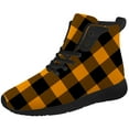 thumbnail image 5 of Aidianart Womens Plaid High Top Shoes High Top Sneakers Size 6, 5 of 5