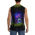 thumbnail image 4 of Disketp Butterfly Purple Bottle Flower Sleeveless Tshirts For Men, Muscle Shirts For Men Dry Fit Tank Top-Medium, 4 of 8