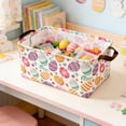 thumbnail image 5 of Easter Bunny Storage Basket, Multi-functional Foldable Storage Bin, Easter-themed Decorative Organizer, Ideal Easter Gift for Family, Friends and Home Organization in Spring Holiday, 15*10*8in, C, 5 of 7