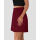 thumbnail image 4 of PRETTYGARDEN Shorts de Mujer de Tiro Alto Pierna Ancha Vino Rojo XL, 4 of 5