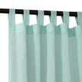 thumbnail image 5 of Linen Curtains Natural Blended Curtain Panels for Living-Room Window Privacy Translucent Linen Textured Drapes for Bedroom Blue green 52" W  x 72" L, 5 of 9