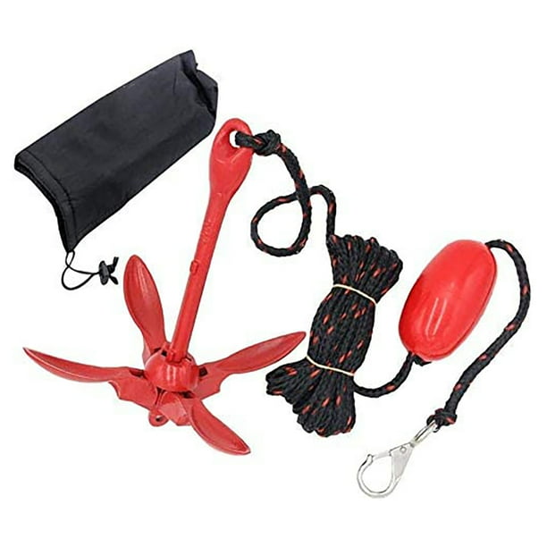 Anchor Kits Portable Folding Anchor Kit for Fishing Kayaks Canoe Jet