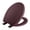 Brown, variant on Bemis 200SLOWT064 Regency Blue Easy Close Round Plastic Toilet Seat