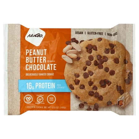 Nugo Nutrition Bar Cookie - Protein - Peanut Butter Chocolate - Case Of 12 - 3.53 Oz