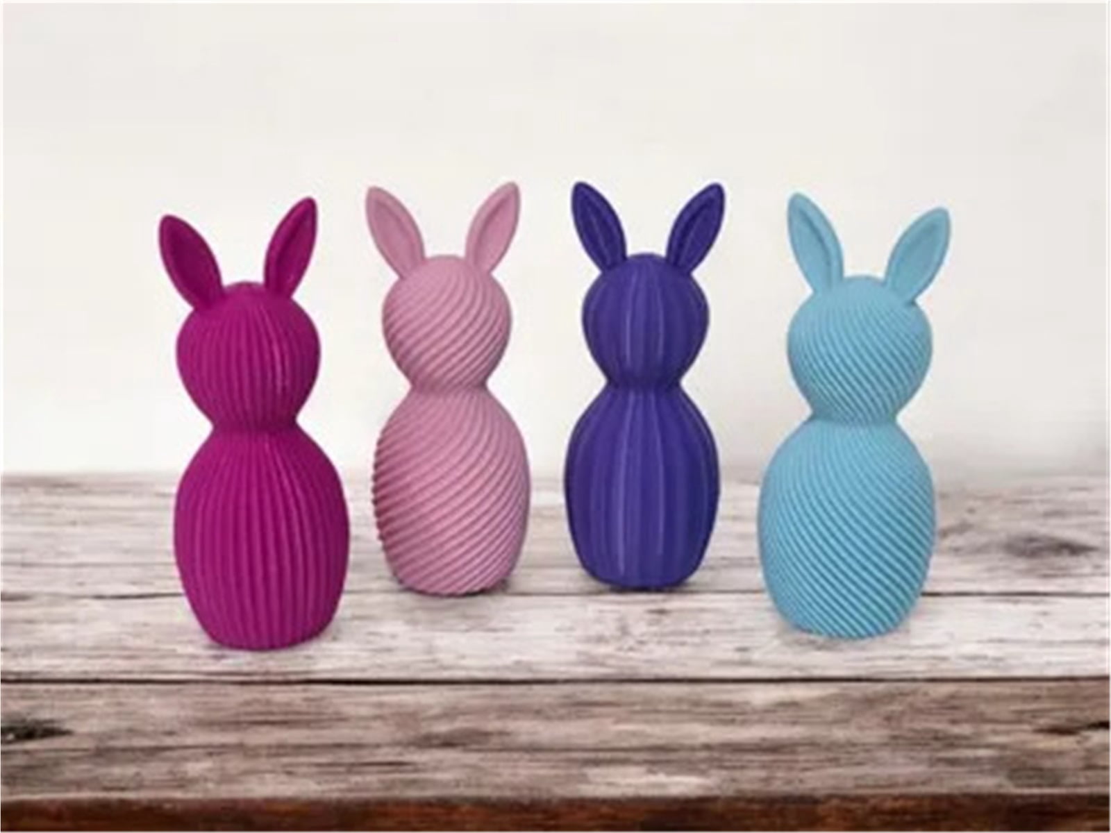 4PC 3D Printed Gifts for Each Easter Bunny Egg Buddy
