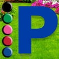 thumbnail image 1 of Advanced Graphics 3296 20 x 15 in. Letter P Yard Sign, Blue, 1 of 1