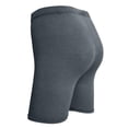 thumbnail image 3 of Lyrcatrment Womens Biker Shorts Belly Control Slim Fitted Elastic High Waist Stretch Short Leggings Lightweight Summer Casual Running Gym Yoga Shorts, 3 of 4