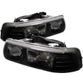 thumbnail image 2 of Spyder Chevy Silverado 1500/2500 99-02 / Chevy Silverado 3500 01-02 / Chevy Suburban 1500/2500 00-06 / Chevy Tahoe 00-06 Crystal Headlights - Black Fits select: 1999-2002 CHEVROLET SILVERADO, 2 of 3