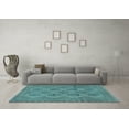 thumbnail image 3 of Ahgly Company Indoor Rectangle Persian Light Blue Traditional Area Rugs, 4' x 6', 3 of 4