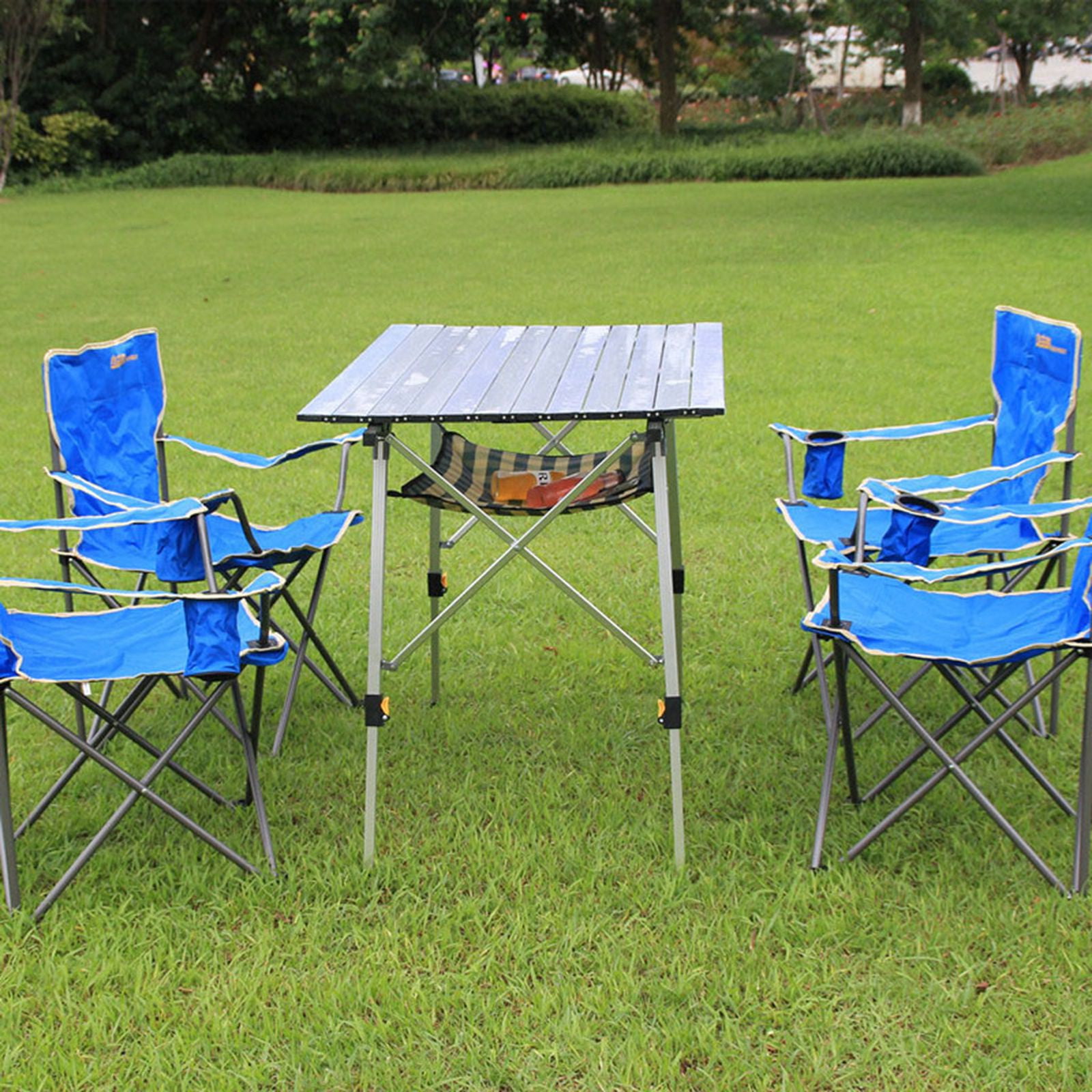 Details about   Outdoor Aluminum Alloy Folding Table Portable Ultra-Light Picnic Camping 