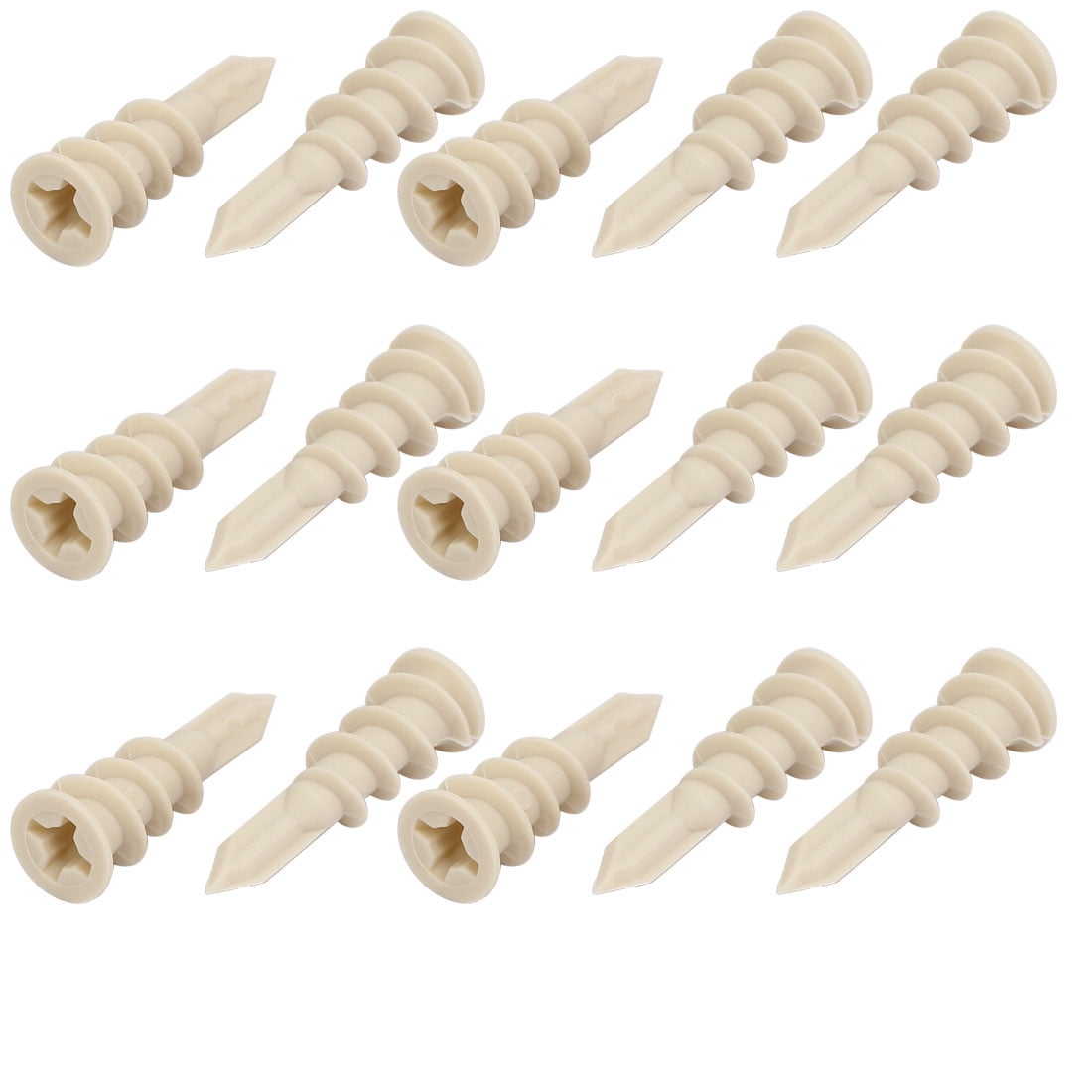10mm x 33mm Nylon HollowWall SelfDrilling Drywall Anchor 15pcs