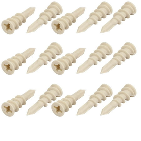 10mm x 33mm Nylon Hollow-Wall Self-Drilling Drywall Anchor 15pcs