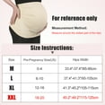 thumbnail image 4 of Vocoste Belly Bands for Pregnant Women XXL Black Beige Nylon 2 Pcs, 4 of 7