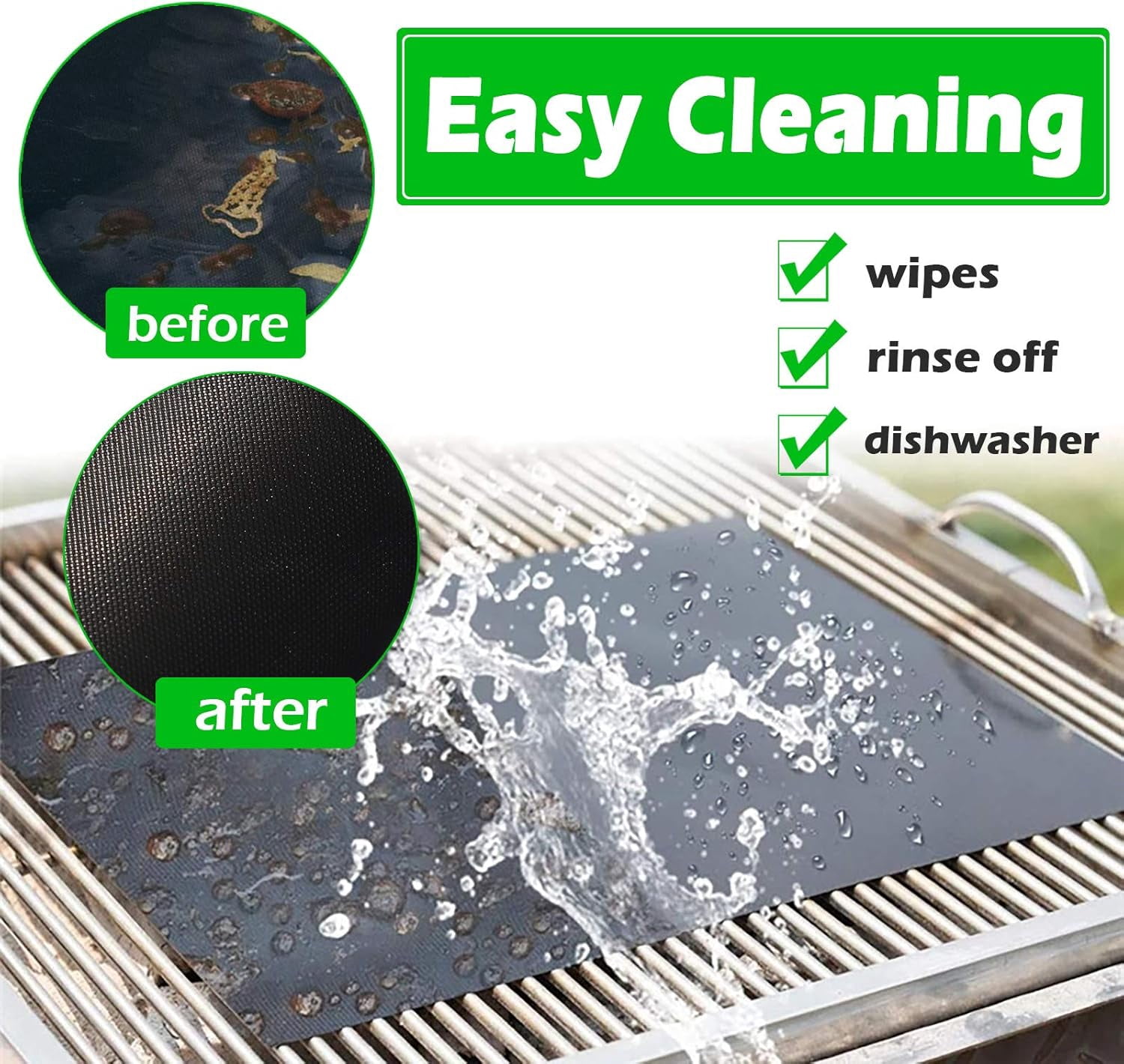 Oven Liners Non-Stick, Reusable Extra Thick Heavy Duty Mats For Electric, Gas, Microwave, And Toaster Ovens, Heat Resistant Up To 500F, Customizable Size, Non-Toxic Healthy