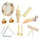 thumbnail image 2 of Instrumentos de percusión de juguete con bolsa de almacenamiento, juego de instrumentos musicales para preescolar 8 piezas 0.666Kg, 2 of 9