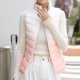 thumbnail image 4 of Chaquetas y abrigos casuales sin mangas y sin capucha Chaqueta ligera de plumón para mujer Chaleco de invierno corto ajustado de talla grande para mujer Abrigo con cremallera interna para mujer, 4 of 4