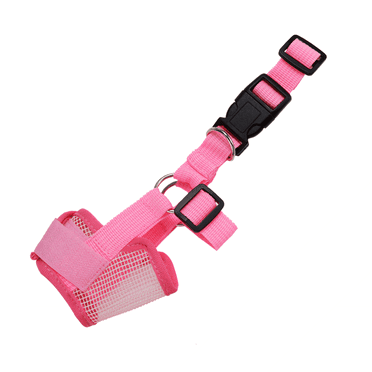 Gastropod Dog Muzzle,Anti-Bite Muzzle for Small Dog,Breathable Pet Muzzle,Pink