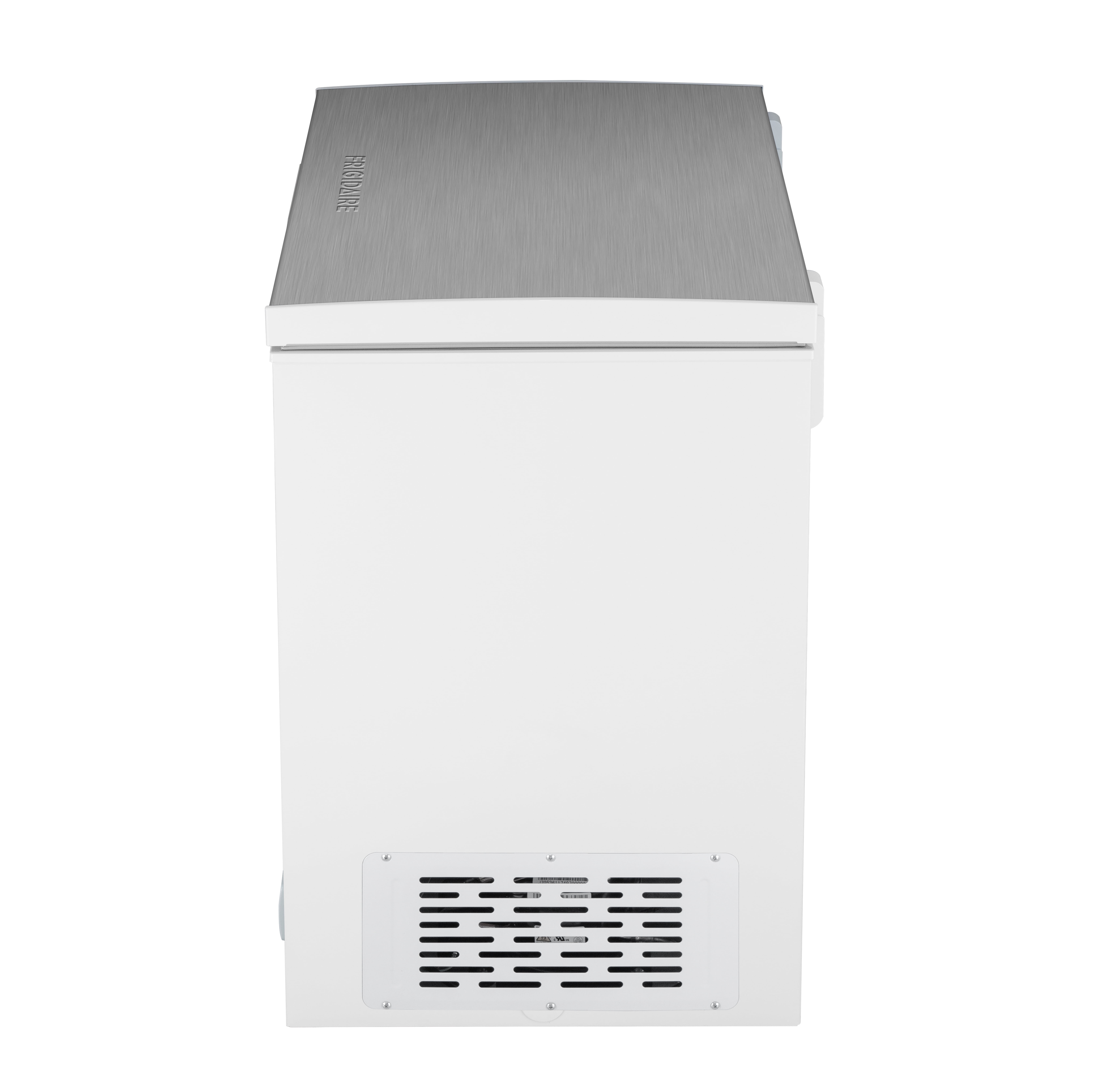 Frigidaire 7.0 Cu. ft. Garage Ready Chest Freezer, Deep Freezer with Stainless Steel Lid, White