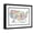 Black Frame, variant on Art.com United States of America Stylized Text Map Colorful Art Print, Black Frame Wall Art, 40" x 32"