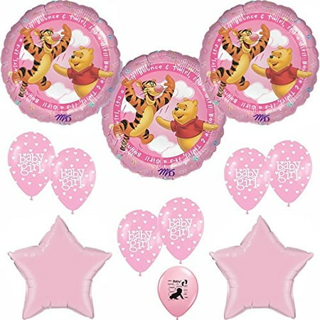 Winnie The Pooh Its A Girl Baby Shower Balloons Decoration Kit Winnie The Pooh Its A Girl Baby Shower Balloons Decoration Kit