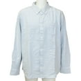 thumbnail image 2 of Gap Men's Long Sleeve Easy Relaxed Fit Button-Down Oxford Shirt (Allure Stripe, XXL), 2 of 3