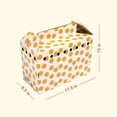 thumbnail image 3 of Oodles Ventilated Cardboard Small Animal Carrier with Handle, Yellow Smiley Face Print, 3-pack, 3 of 10