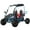 Blue, variant on X-Pro E-Rover 2000 Electric Kids Go Kart with Reverse and Rear Disc Brake! Big 8” Wheels!