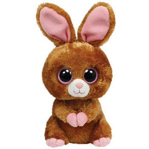 TY Beanie Boos - HOPSON the Brown Bunny (Solid Eye Color) (Regular Size - 6 inch)