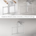 thumbnail image 2 of VIVO White Electric Swivel Flip Down Ceiling TV Mount for 32" to 70" Screen, 2 of 8