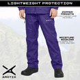 thumbnail image 3 of Arctix Kids Stream Rain Pant, Purple, Small, 3 of 5