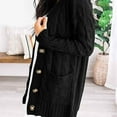 thumbnail image 5 of Cardigan for Women Fall Fashion Open Front Casual Knit Cardigans Loose Slouchy Oversized Wrap Chunky Sweaters Coat with Pockets, 5 of 5