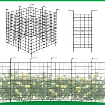 Decorative Garden Fence, 12" (H) x 23FT (L) Animal Barrier Fence Outdoor Splicable