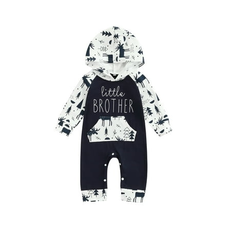 

Newborn Color Block Jumpsuit Toddler Casual Printed Long Sleeve Romper with Pocket