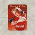 thumbnail image 1 of Coke Coca Cola Rug Mat Floor Door Home Flannel entrance carpet, 1 of 3