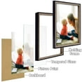 thumbnail image 6 of Golden State Art 11x14 Tall/Split Molding Picture Frame, Wall Display, Black/Gray, Pack of 1, 6 of 8