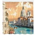 thumbnail image 2 of Ambesonne European Shower Curtain, Historical Venice City, 69"Wx84"L, Multicolor, 2 of 4