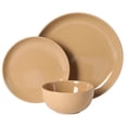 thumbnail image 2 of Gibson Home Rockaway 12 Piece Plates and Bowls Matte Glaze Service for 4 Dinnerware Set - Beige - Dishwasher and Microwave Safe, 2 of 11