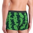 thumbnail image 4 of KLL Green Stripes Of Watermelon Men's Cotton Boxer Briefs Underwear-Large, 4 of 7
