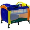 Incredible 2 Level Fullsize Play Yard with Changing Top - Multi-Colored