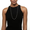 thumbnail image 2 of Ross-Simons 6-6.5mm Pink Cultured Pearl Station Necklace in Sterling Silver, Women's, Adult, 2 of 4