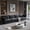 Black, variant on Sdorens Modular Sectional Sofa,Modern Linen Fabric Couch Free Combination Sofa,1-Seat Single Sofa for Living Room,Beige