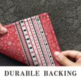 thumbnail image 6 of Red Christmas Striped Pattern Door Rugs,Washable Non Slip Door Mats Indoor,Decorative Door Mats,Entry Mat Indoor for Entrance,Bedroom,Kitchen,Bathroom,17"x30", 6 of 6