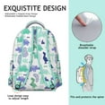 thumbnail image 5 of Dinosaur Backpack for Work - Professional Yet Fun Waterproof Laptop Backpack, Multiple Pockets for Organization - Trendy Dinosaur Print Design, 5 of 6