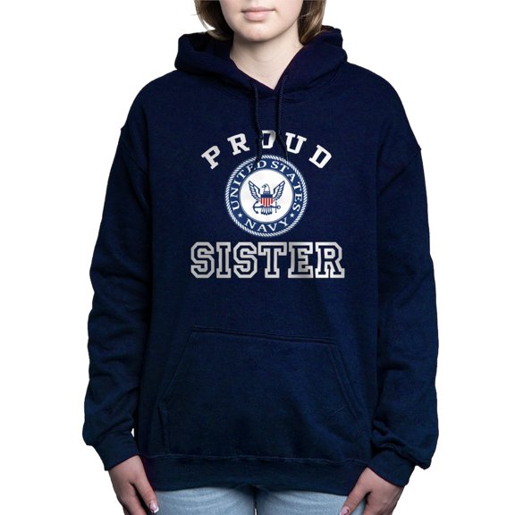 CafePress - Proud US Navy Sister - Pullover Hoodie, Classic & Comfortable Hooded Sweatshirt