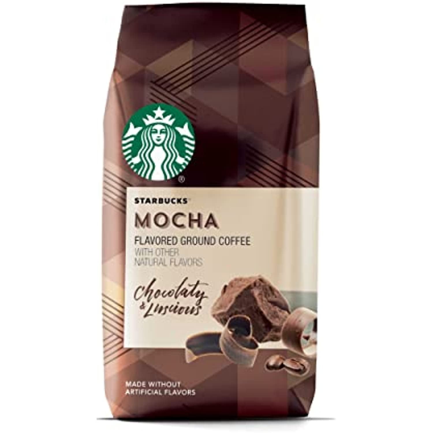 Starbucks Flavored Ground Coffee — Mocha — No Artificial Flavors — 1 Bag (11 Oz)