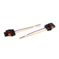 thumbnail image 2 of 2pcs DC12V 9006 HB4 Female Bulb Adapter Wire Lamp Sockets for Car Light, 2 of 3