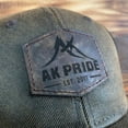 thumbnail image 2 of Alaska Trucker Leather Patch Hat - Brown / Black, 2 of 4