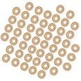 thumbnail image 1 of 50 piezas de madera hueca de 35mm, piezas redondas de madera, accesorios para manualidades DIY, 1 of 5